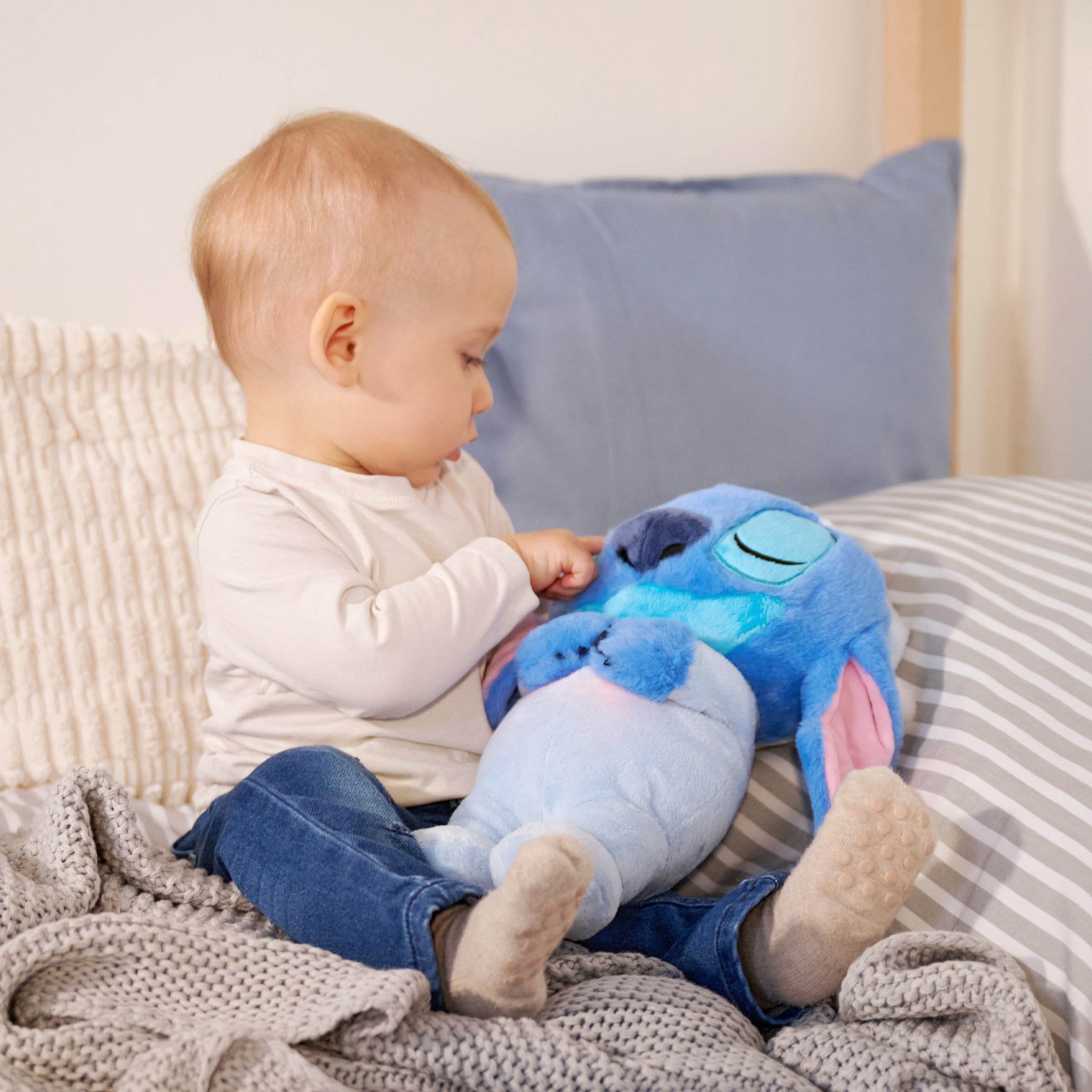 simba-disney-stitch-pl-sch-31-cm-schlafanzug-atmung-licht-sound image 4