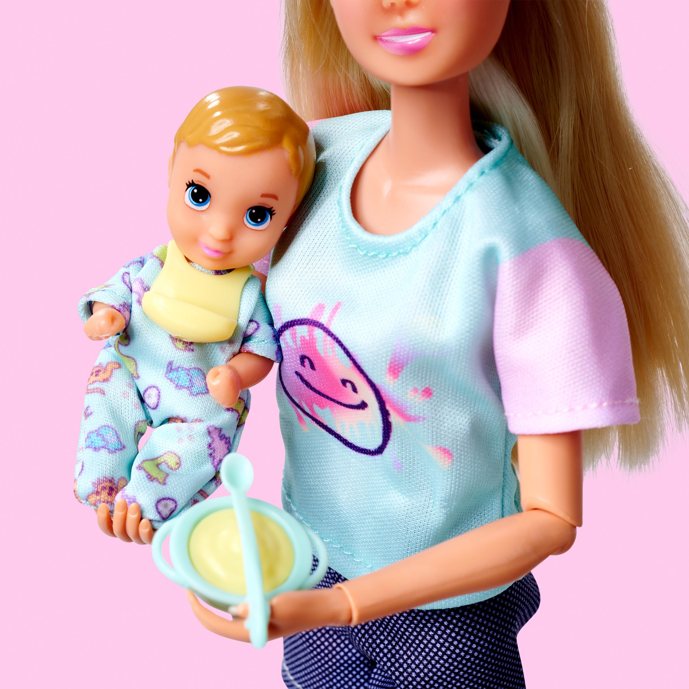 simba-steffi-love-baby-food-puppe-29cm-mit-baby image 4
