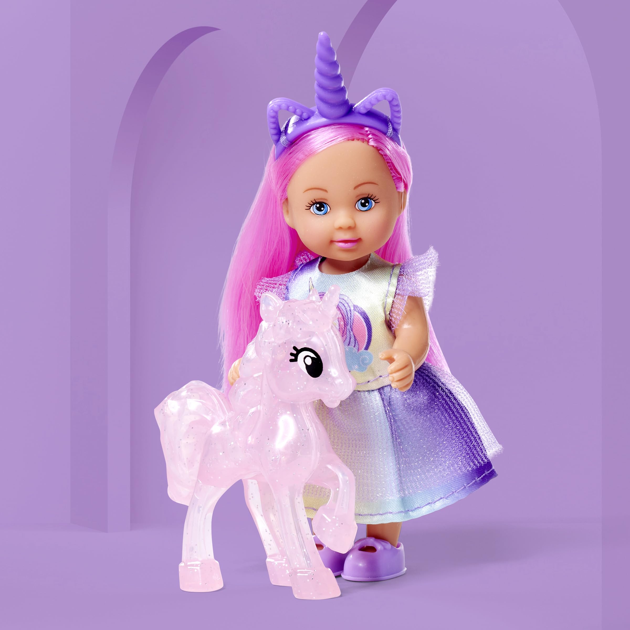 simba-evi-love-unicorn-puppe-12-cm-mit-einhorn image 6
