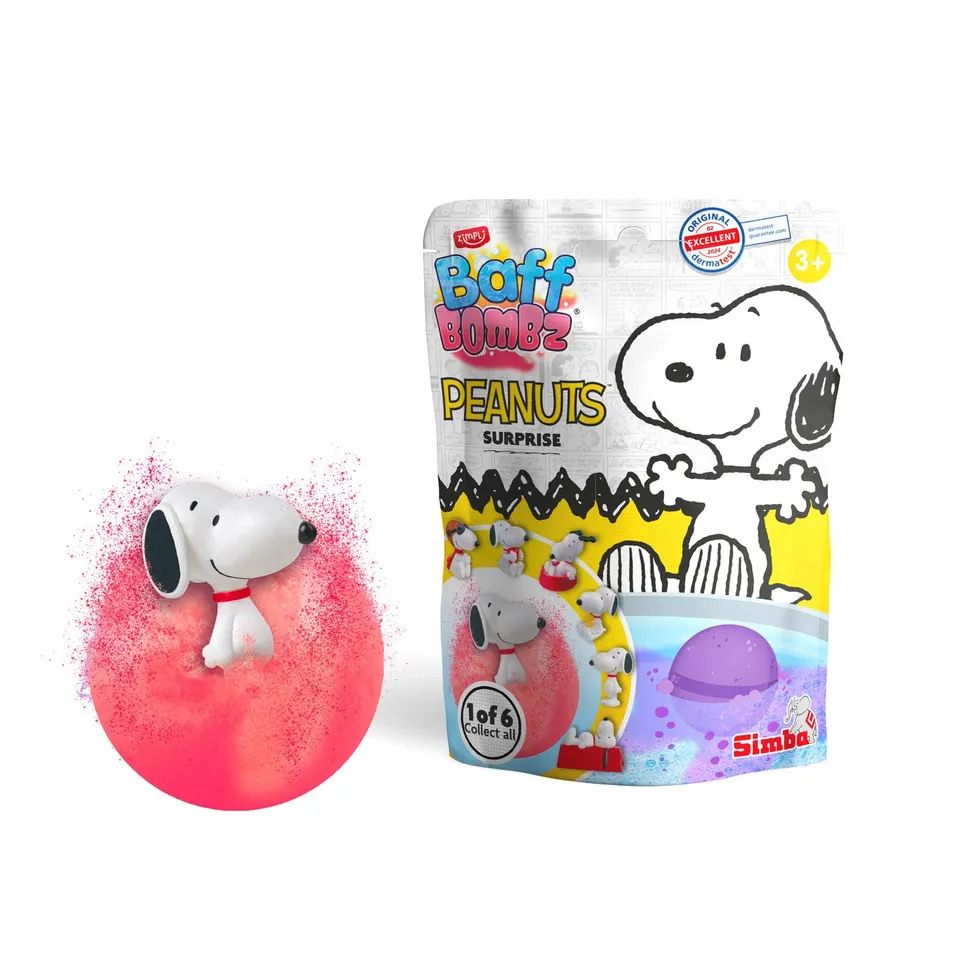 simba-peanuts-baff-bombz-badebombe-100-g-snoopy-figur image 1