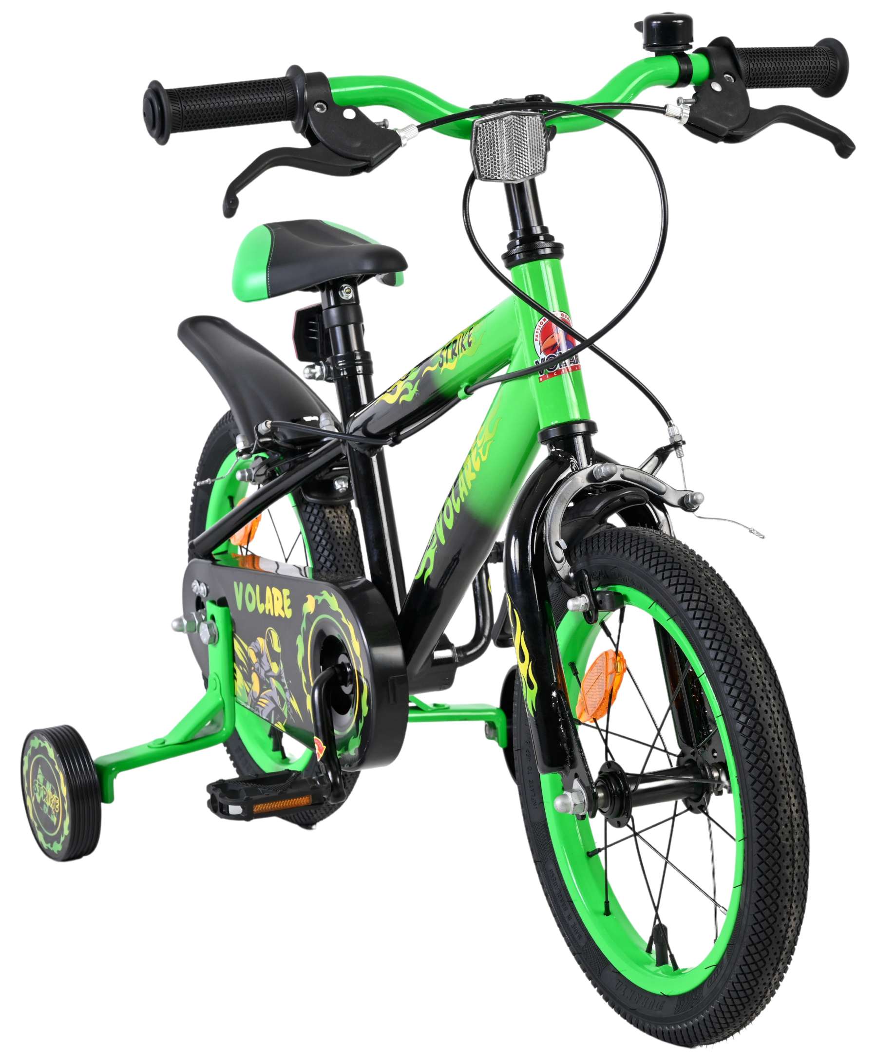 volare-strike-14-zoll-kinderfahrrad-gr-n-handbremsen image 5