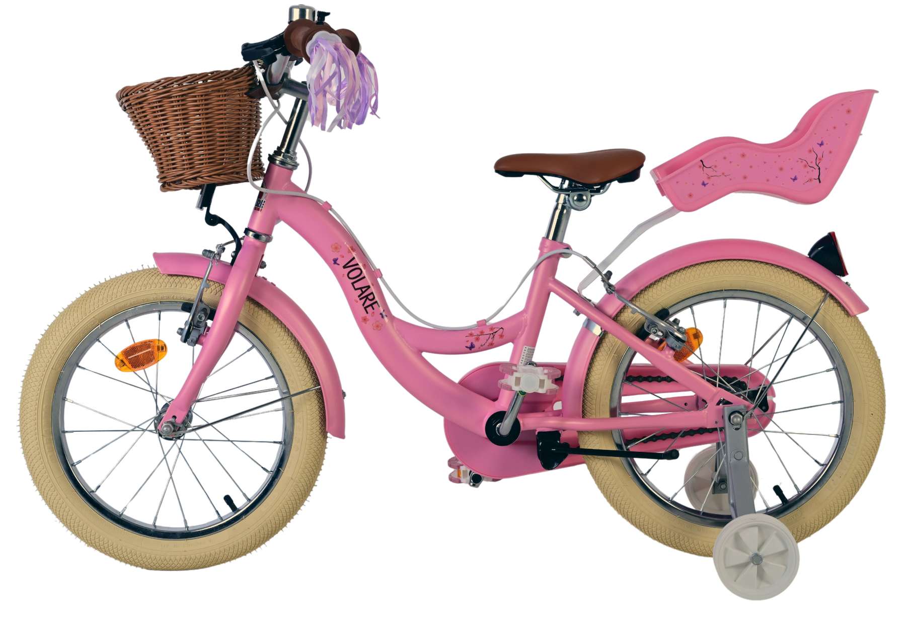 volare-blossom-16-zoll-kinderfahrrad-rosa-korb-puppensitz image 8