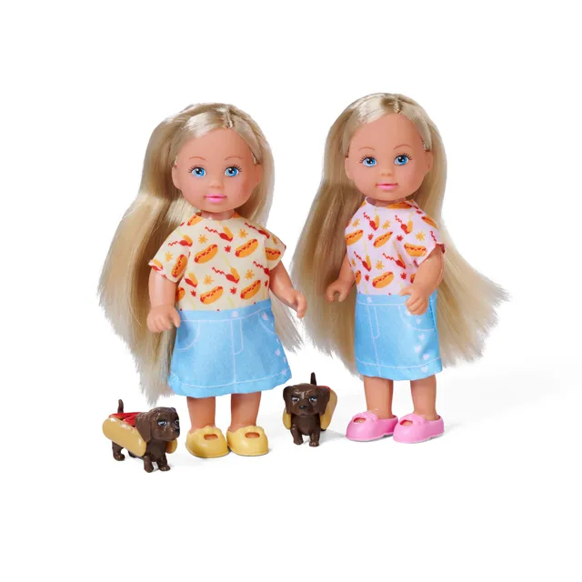 simba-evi-love-hotdog-puppe-12cm-mit-dackel-im-kost-m image 1