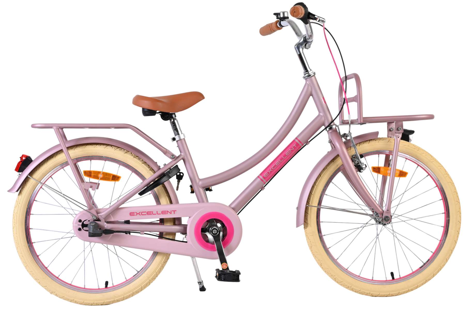 volare-excellent-20-zoll-kinderfahrrad-mattrosa-3-g-nge image 1