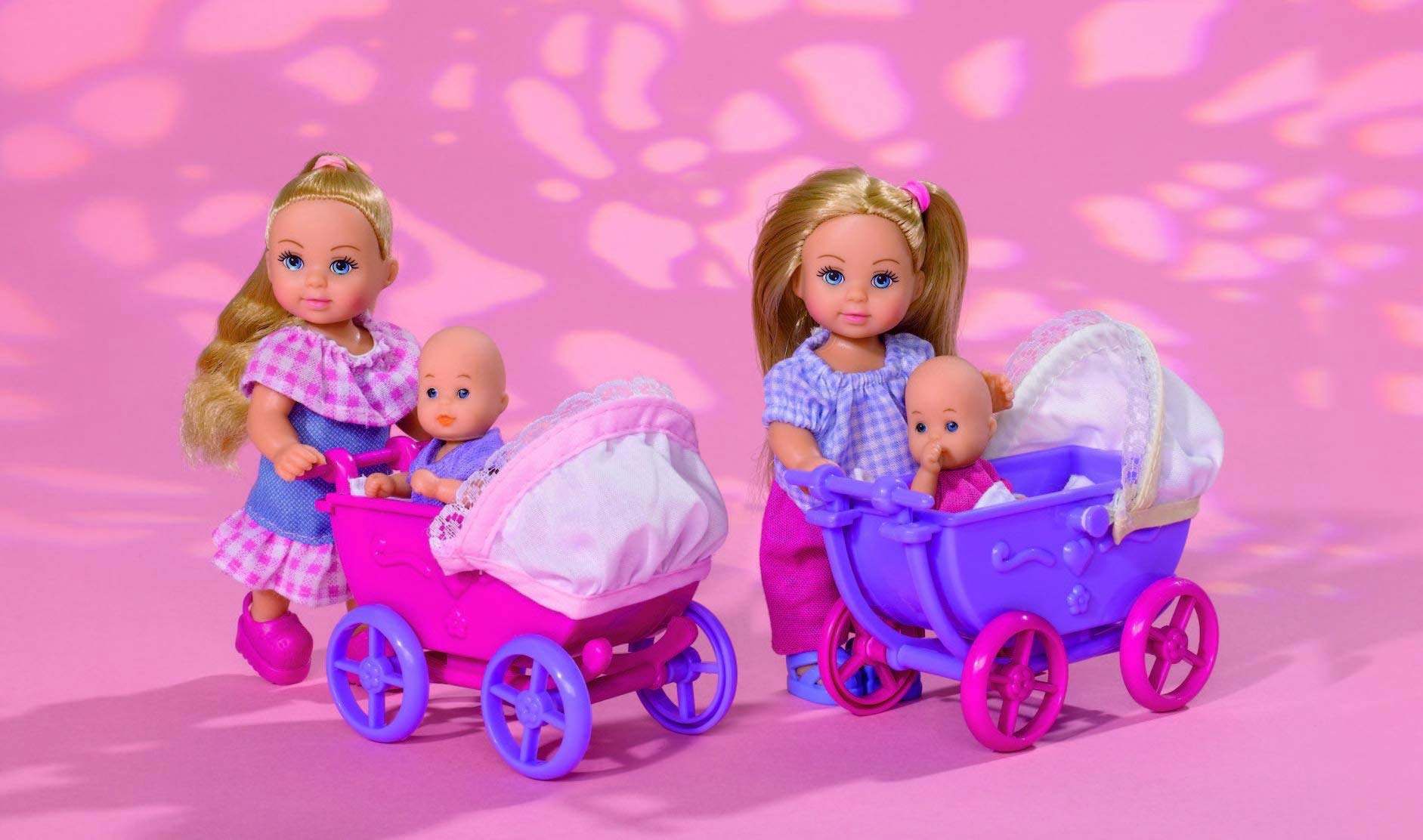 simba-evi-love-doll-walk-puppe-12cm-mit-puppenwagen image 2