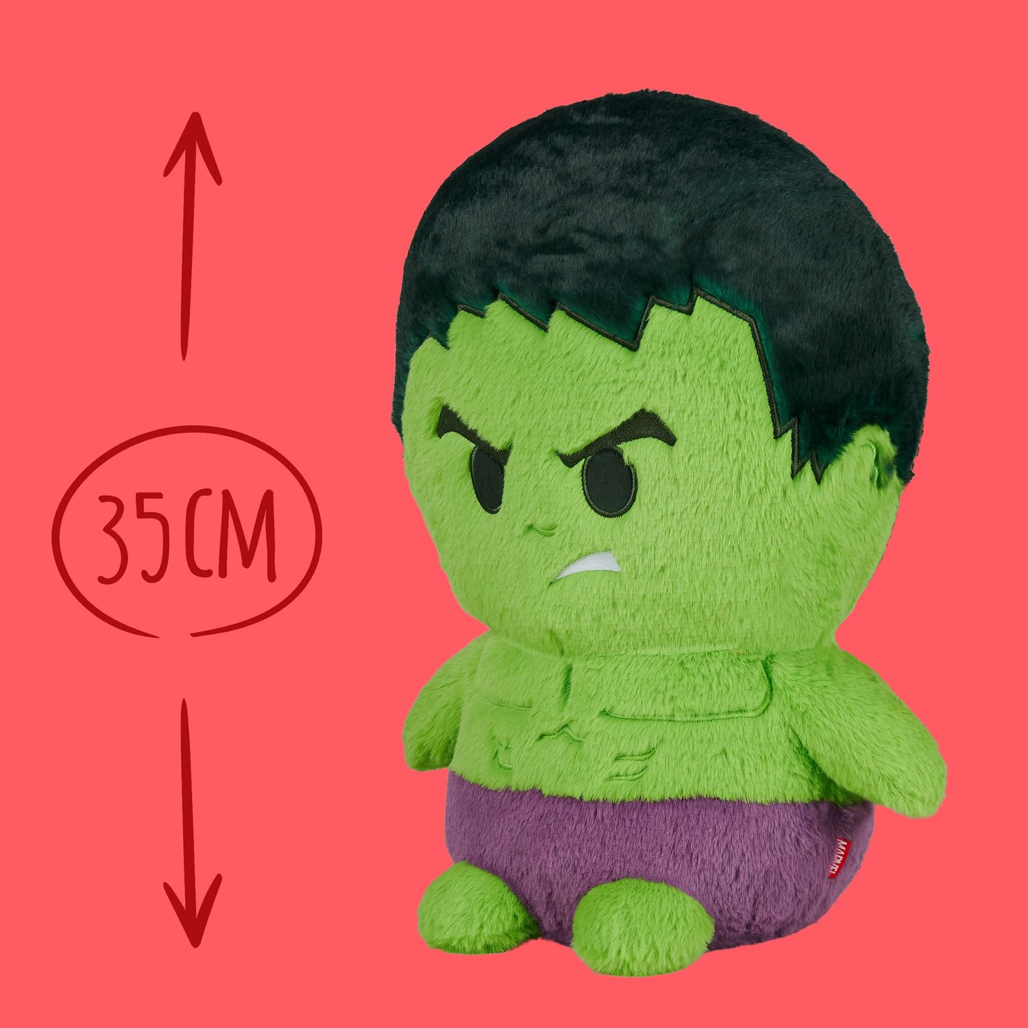 simba-marvel-huggables-hulk-pl-schfigur-35-cm-gr-n image 2