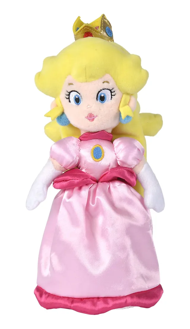 simba-super-mario-peach-pl-schfigur-27-cm-kuscheltier-rosa image 1