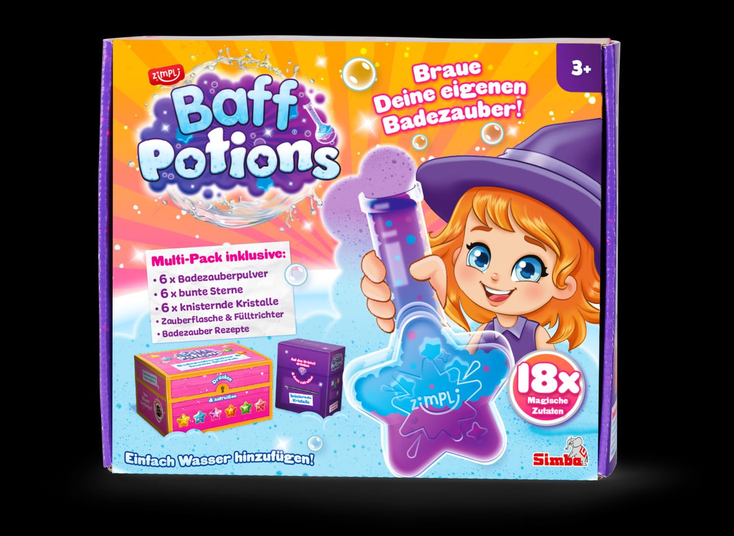 simba-glibbi-baff-potions-badezauberset-badespielzeug-21-teilig image 2