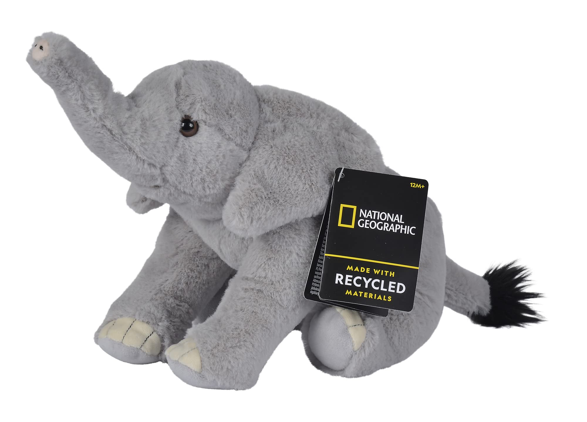 simba-disney-national-geographic-elefant-pl-schtier-25cm-grau image 1