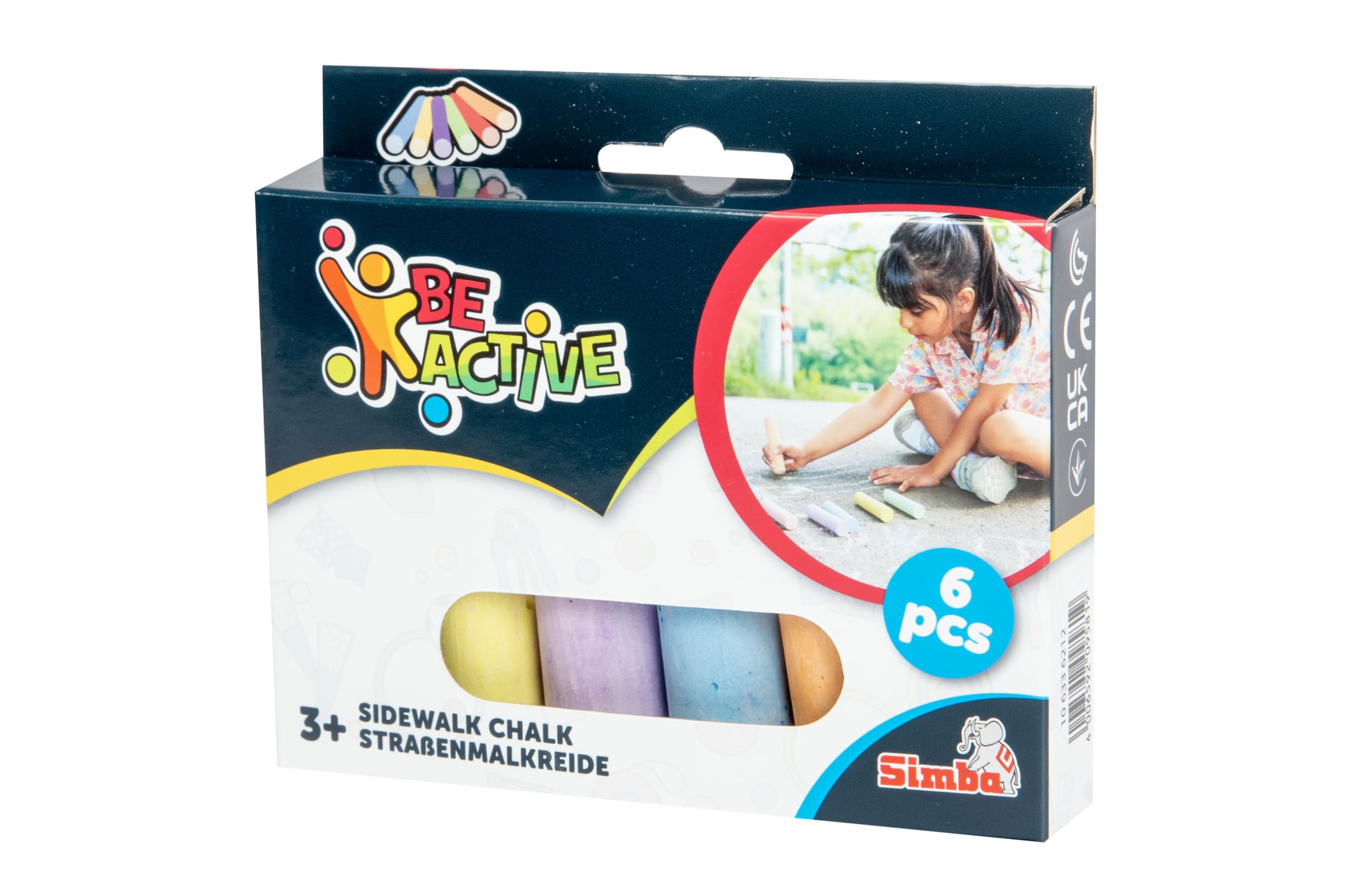 simba-art-fun-stra-enmalkreide-6-farben-abwaschbar image 5