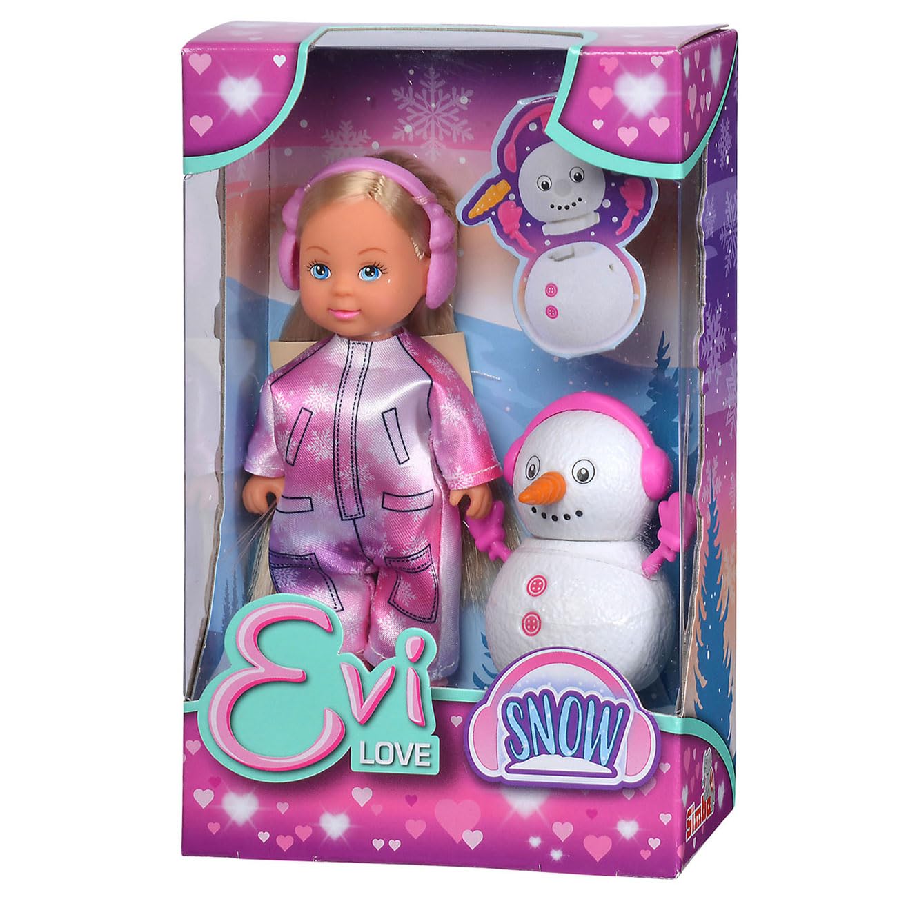 simba-evi-love-snow-spielpuppe-12cm-mit-schneemann image 2