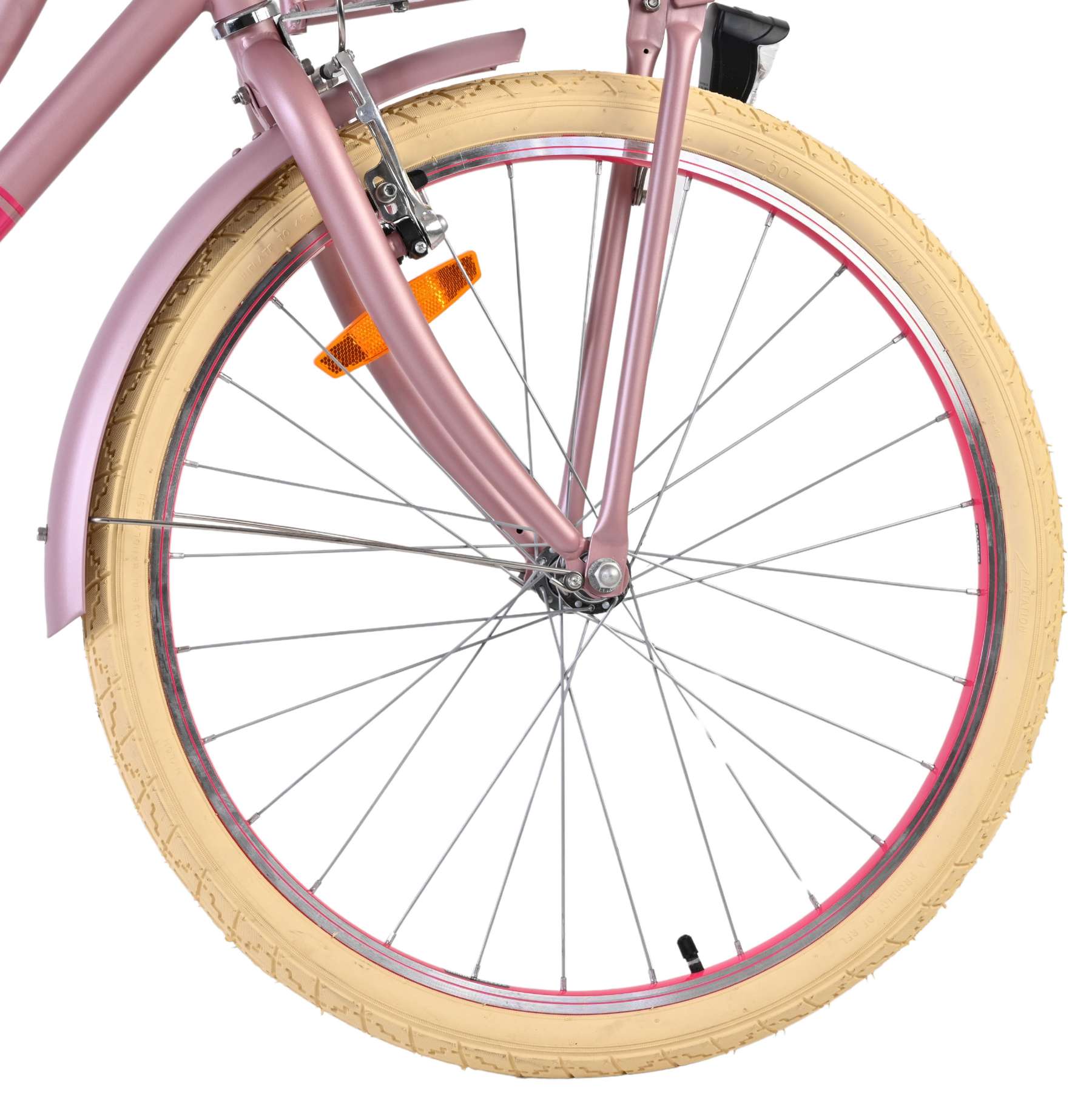 volare-excellent-24-zoll-kinderfahrrad-matt-rosa-schloss image 3