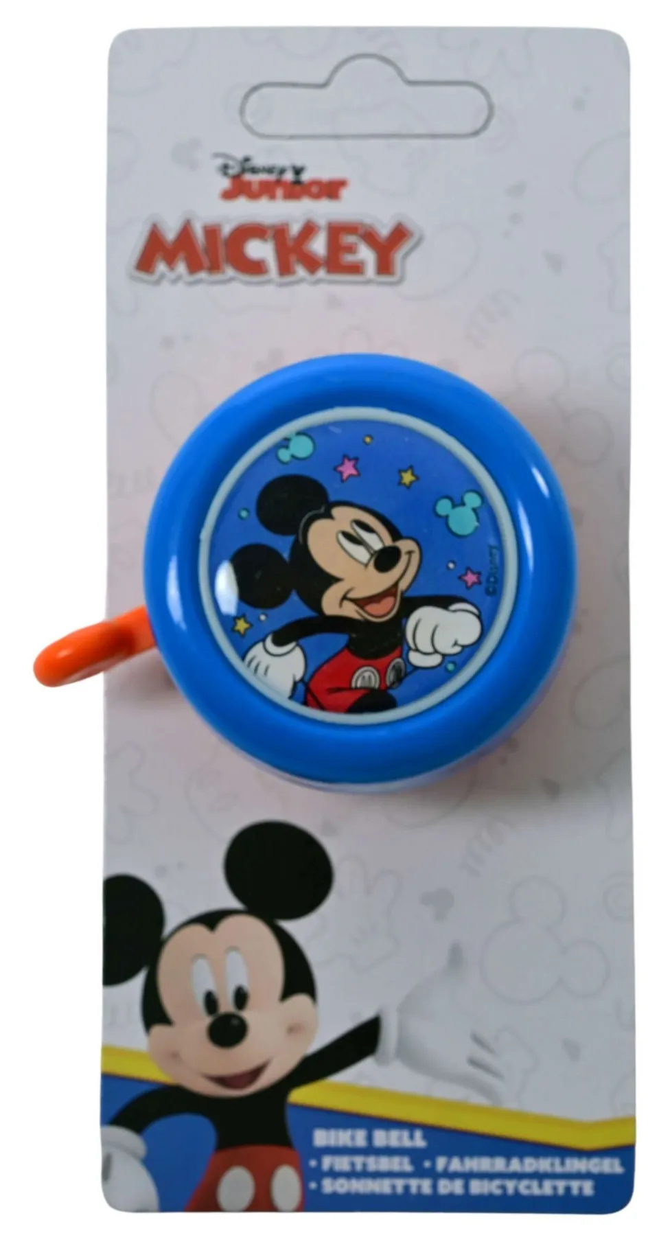 disney-mickey-mouse-fahrradklingel-blau-orange-metall image 1