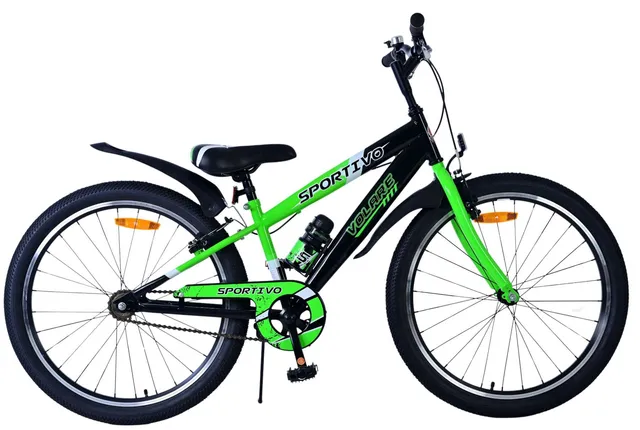 volare-sportivo-24-zoll-kinderfahrrad-gr-n-jungen-handbremsen image 1