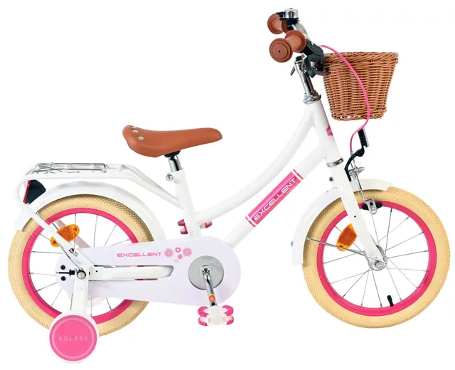volare-excellent-14-zoll-kinderfahrrad-wei-m-dchen image 1