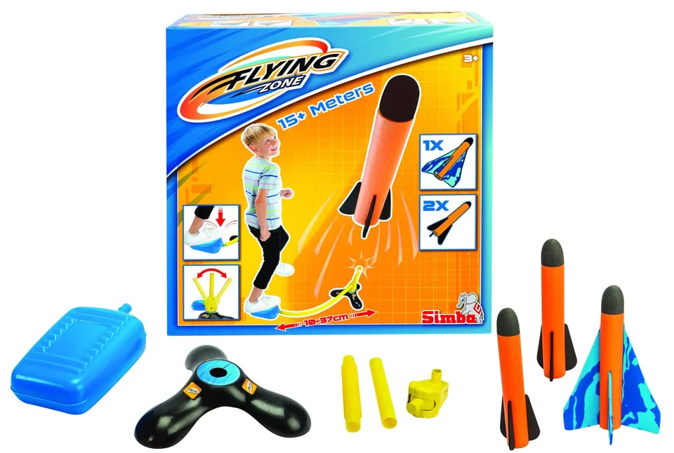 simba-flying-zone-super-launch-set-rakete-20cm-ab-3-jahren image 1