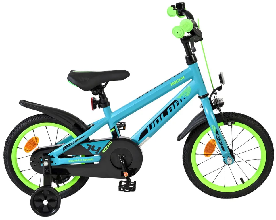 volare-rocky-14-zoll-kinderfahrrad-gr-n-mit-st-tzr-dern image 1