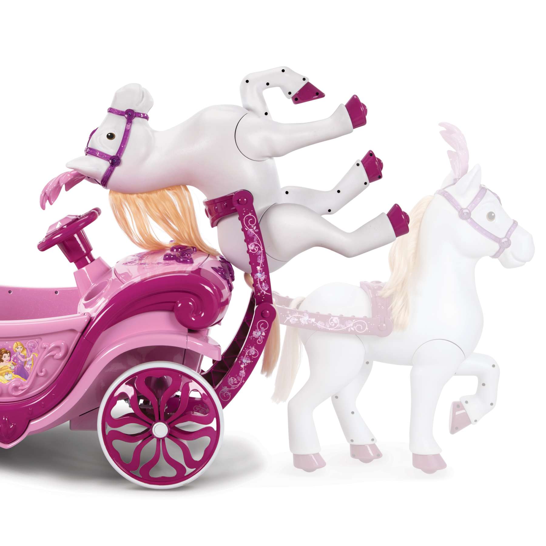 volare-disney-princess-pferdekutsche-elektro-ride-on-rosa image 7
