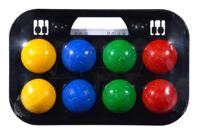 simba-bounzyball-boccia-spiel-tragekorb-8-kugeln-outdoor image 1