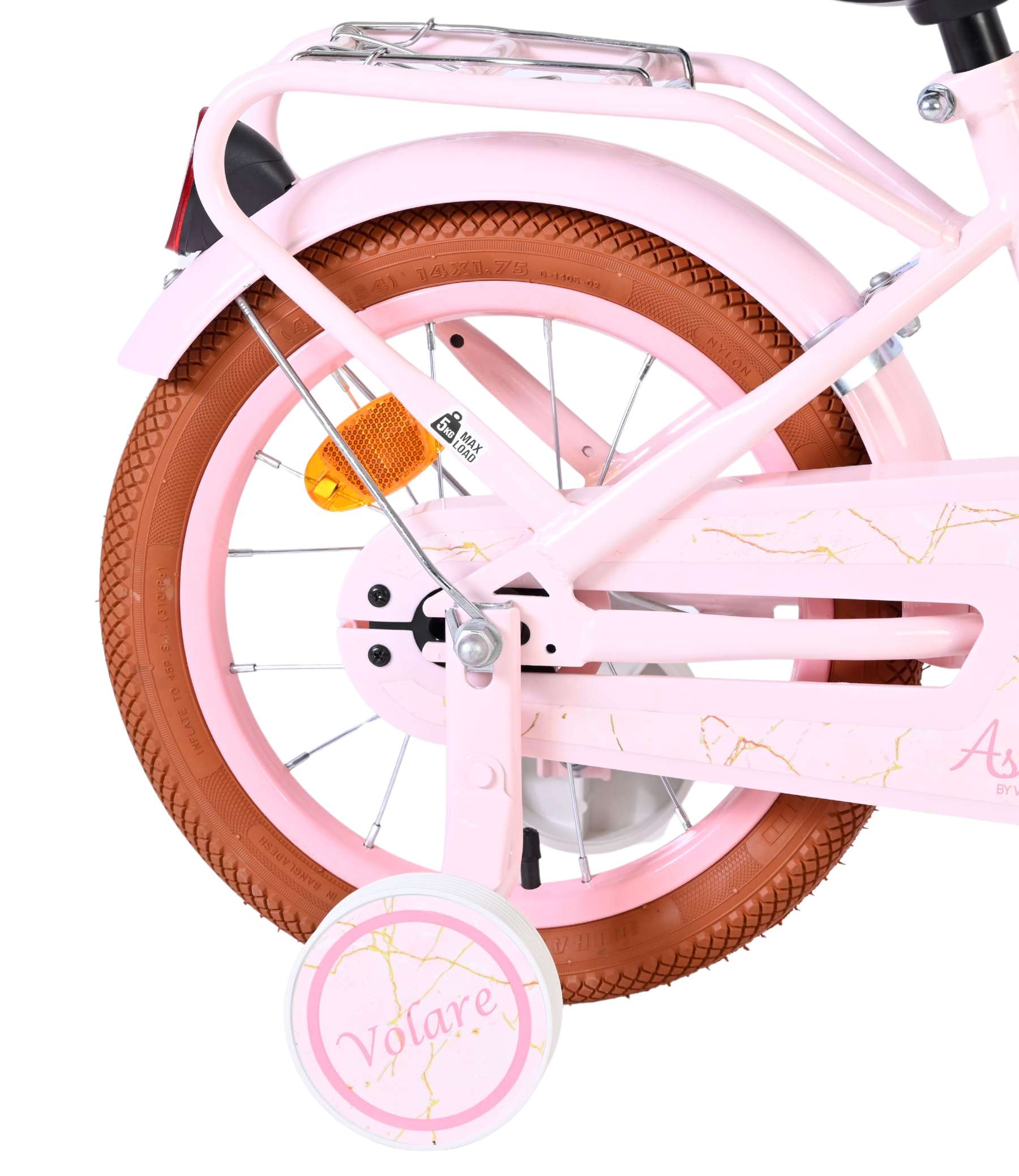 volare-ashley-14-zoll-kinderfahrrad-rosa-mit-st-tzr-dern image 2
