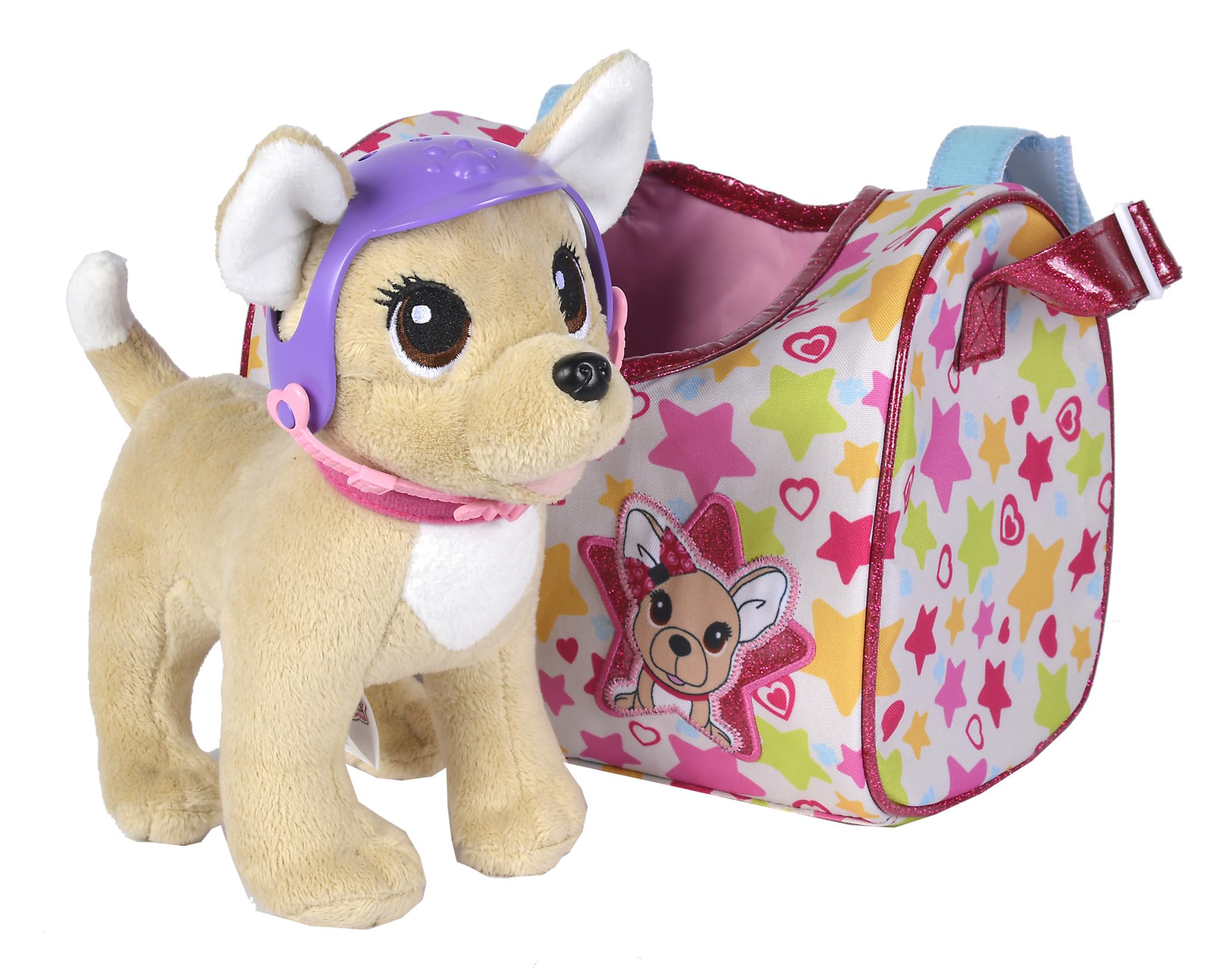simba-chi-chi-love-grand-tour-pl-schhund-20-cm-tasche-helm image 2
