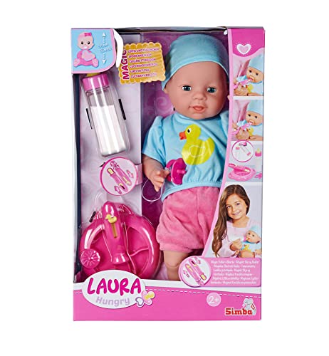 simba-laura-hungry-babypuppe-38-cm-mit-fl-schchen image 8