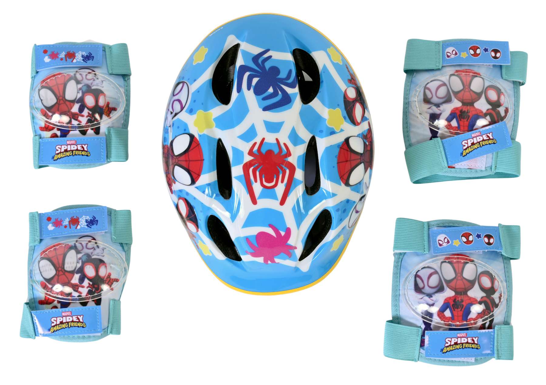 volare-spidey-helm-protektoren-set-jungen-mit-tasche image 3