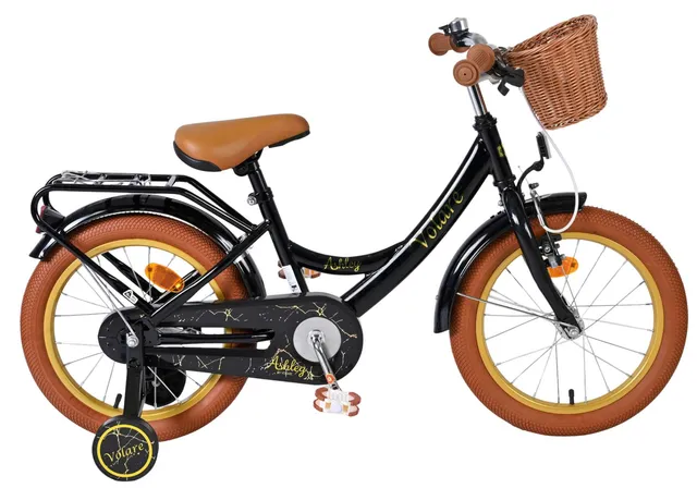 volare-ashley-16-zoll-kinderfahrrad-m-dchen-schwarz-st-tzr-der image 1