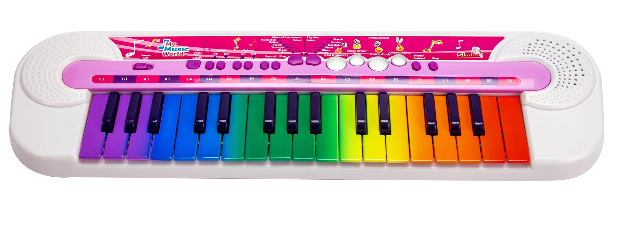 simba-my-music-world-girls-keyboard-32-tasten image 1