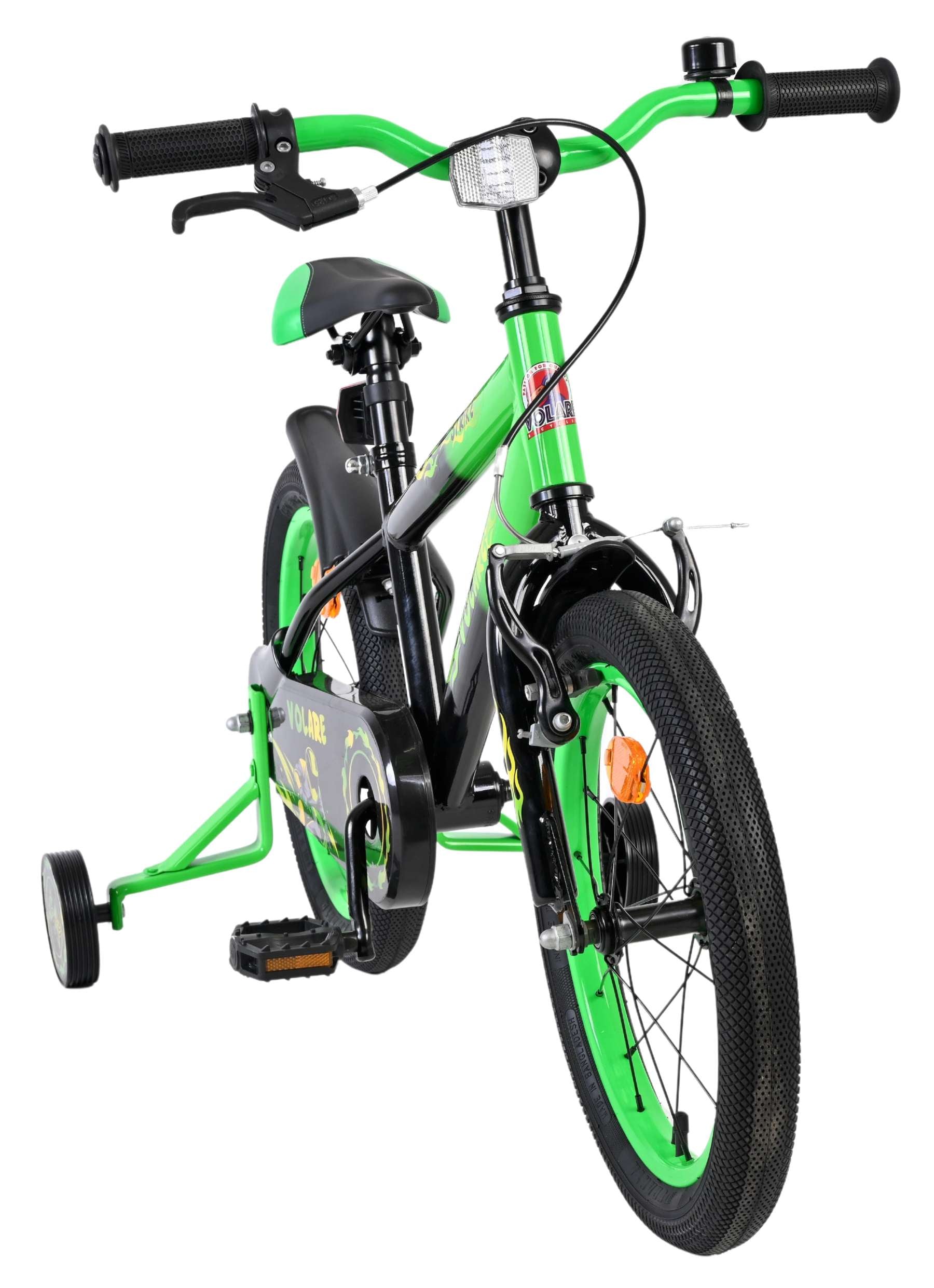volare-strike-16-zoll-kinderfahrrad-jungen-gr-n-st-tzr-der image 5