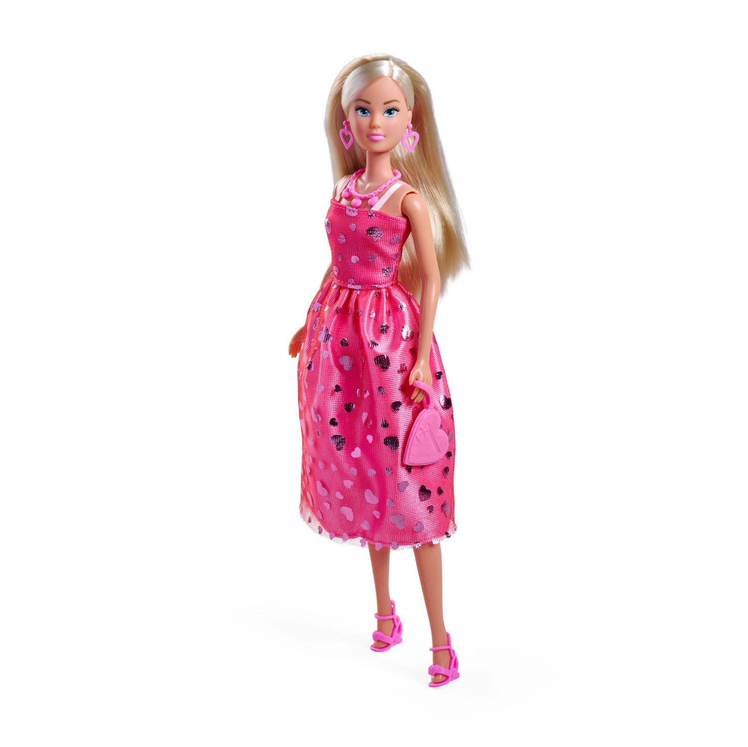 simba-steffi-love-pink-love-modepuppe-29-cm-glitzerkleid image 1