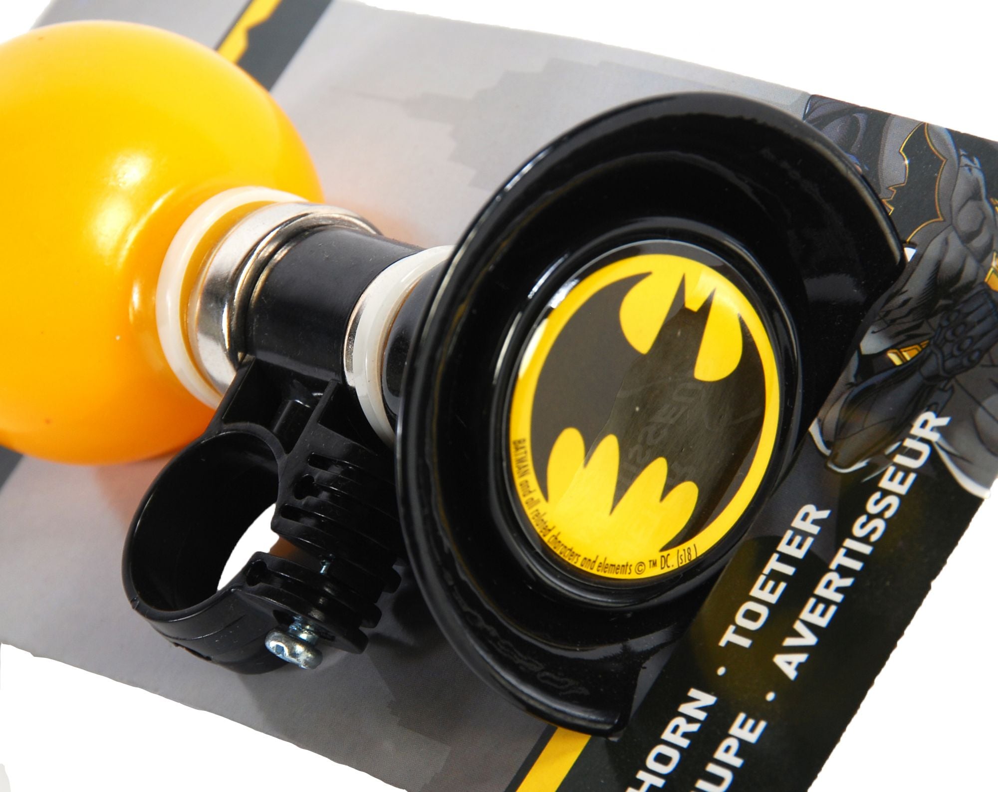 batman-fietstoeters-fahrradhupe-schwarz-gelb-kunststoff image 2
