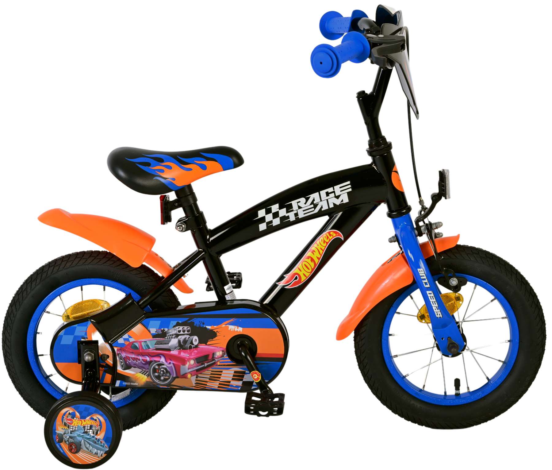 volare-hot-wheels-12-zoll-kinderfahrrad-schwarz-mit-st-tzr-dern image 1