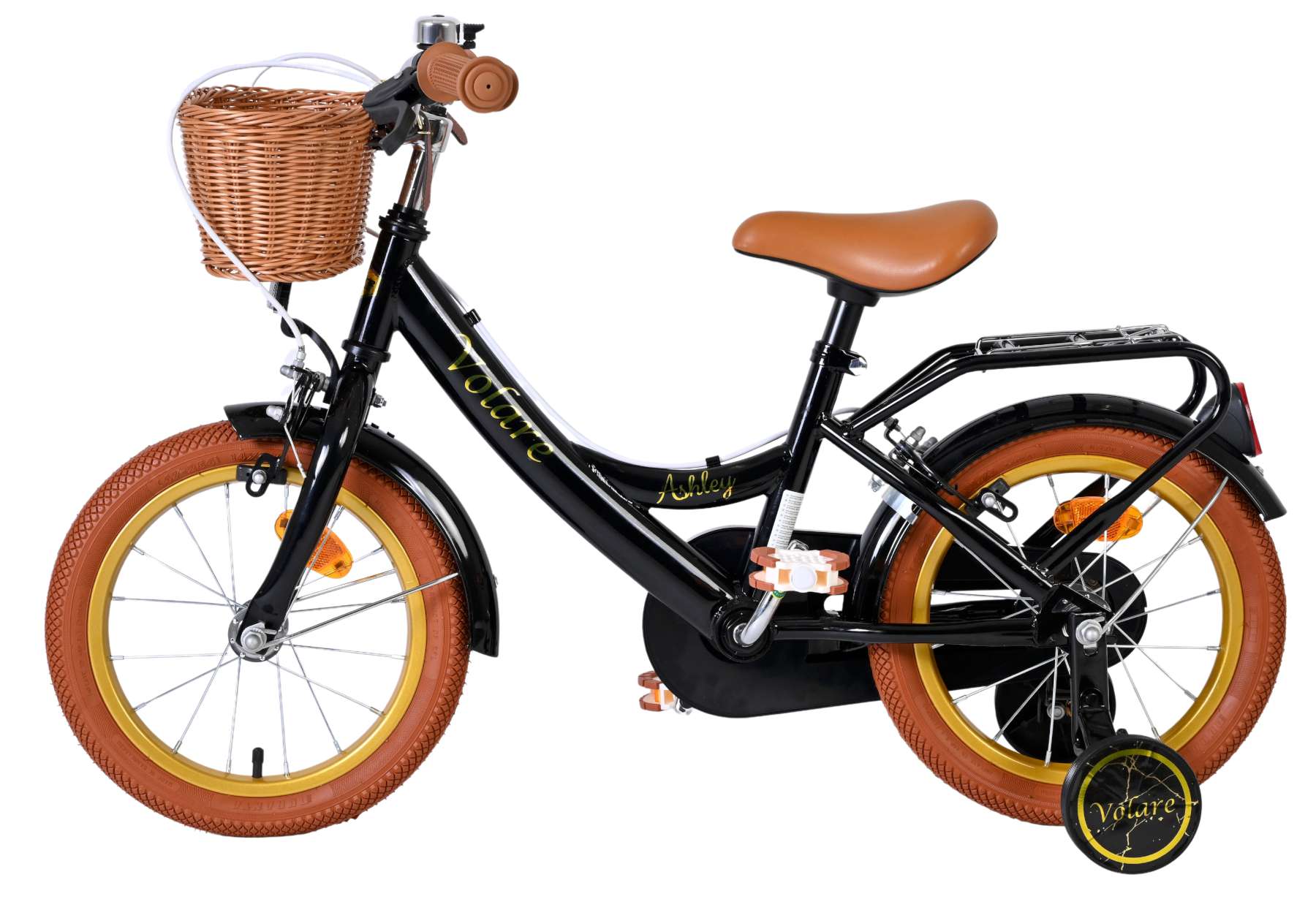 volare-ashley-14-zoll-kinderfahrrad-schwarz-mit-2-handbremsen image 7