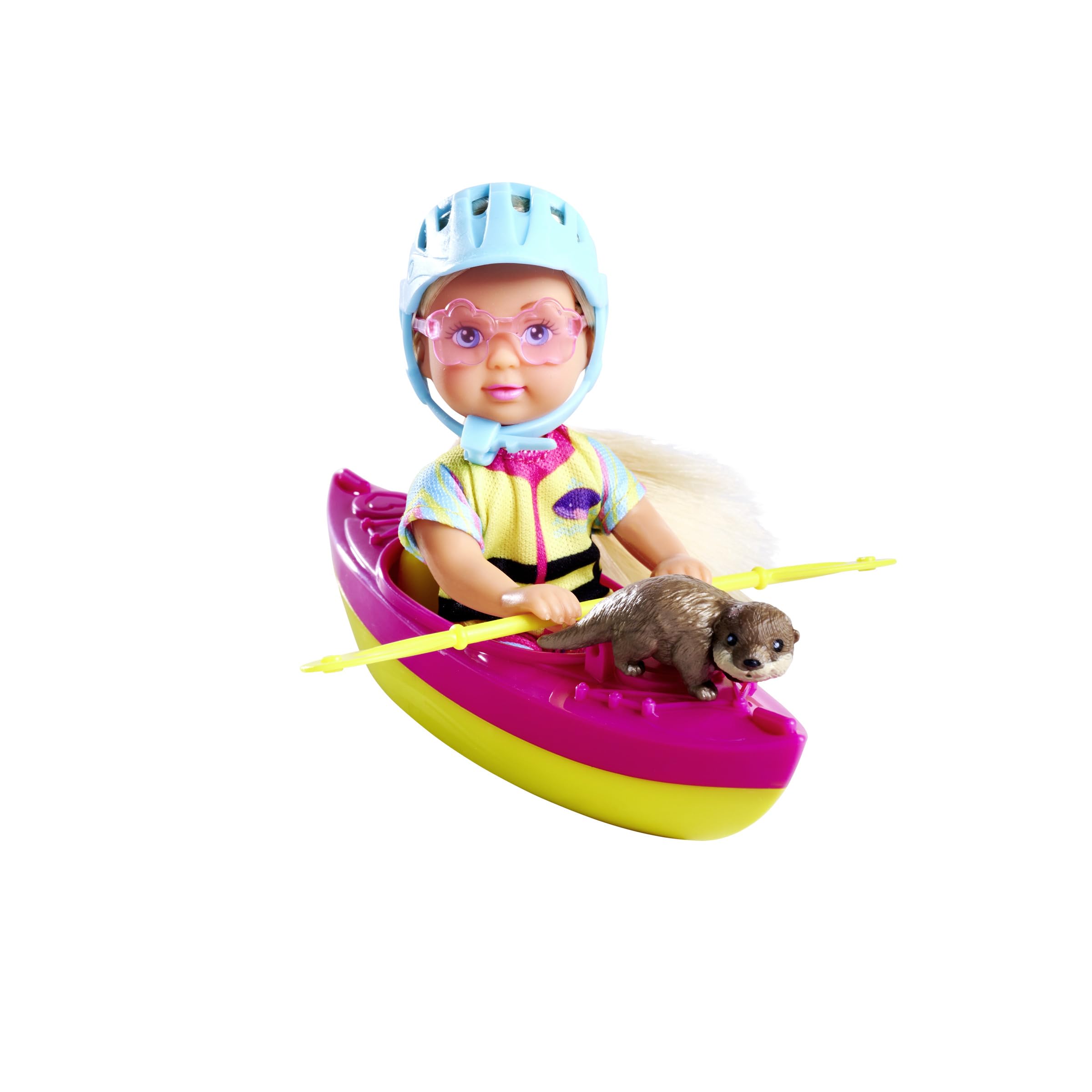 simba-evi-love-kayak-12-cm-spielpuppe-kajak-paddel-otter image 2