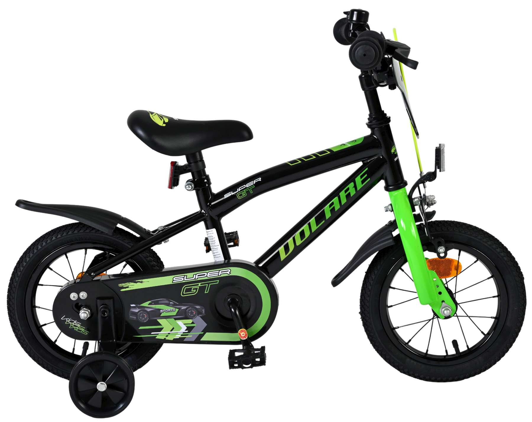 volare-super-gt-12-zoll-kinderfahrrad-jungen-gr-n-st-tzr-der image 1