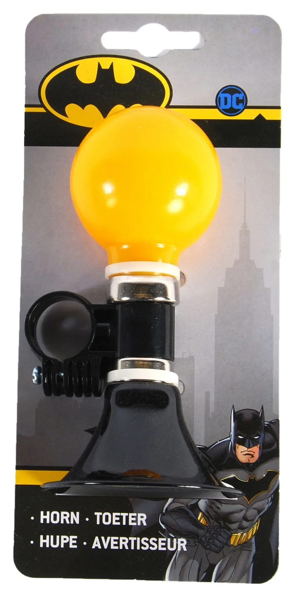 batman-fietstoeters-fahrradhupe-schwarz-gelb-kunststoff image 1