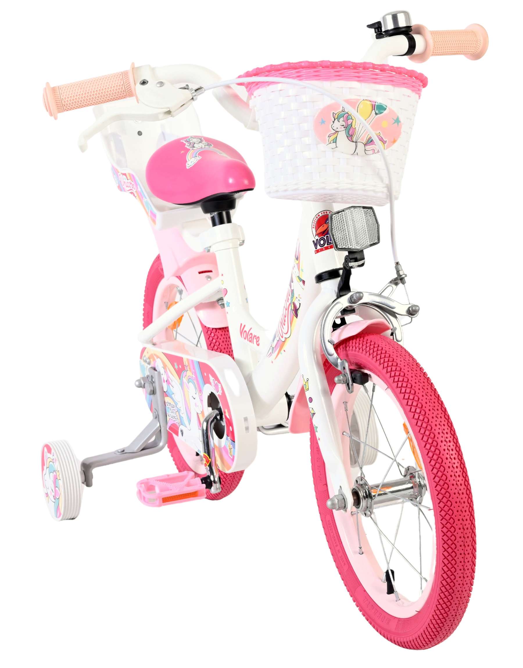 volare-unicorn-14-zoll-kinderfahrrad-wei-m-dchen-einhorn image 5