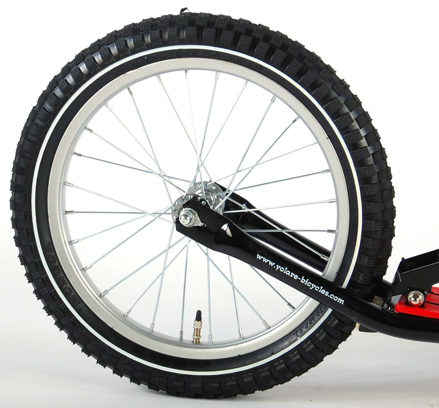 volare-step-roller-16-zoll-schwarz-rot-luftreifen image 4