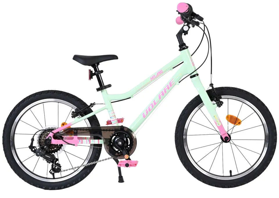 volare-milano-18-zoll-kinderfahrrad-mintgr-n-6-g-nge image 1