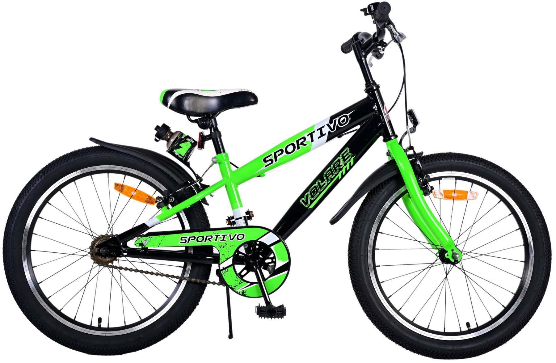 volare-sportivo-20-zoll-kinderfahrrad-gr-n-handbremsen image 1