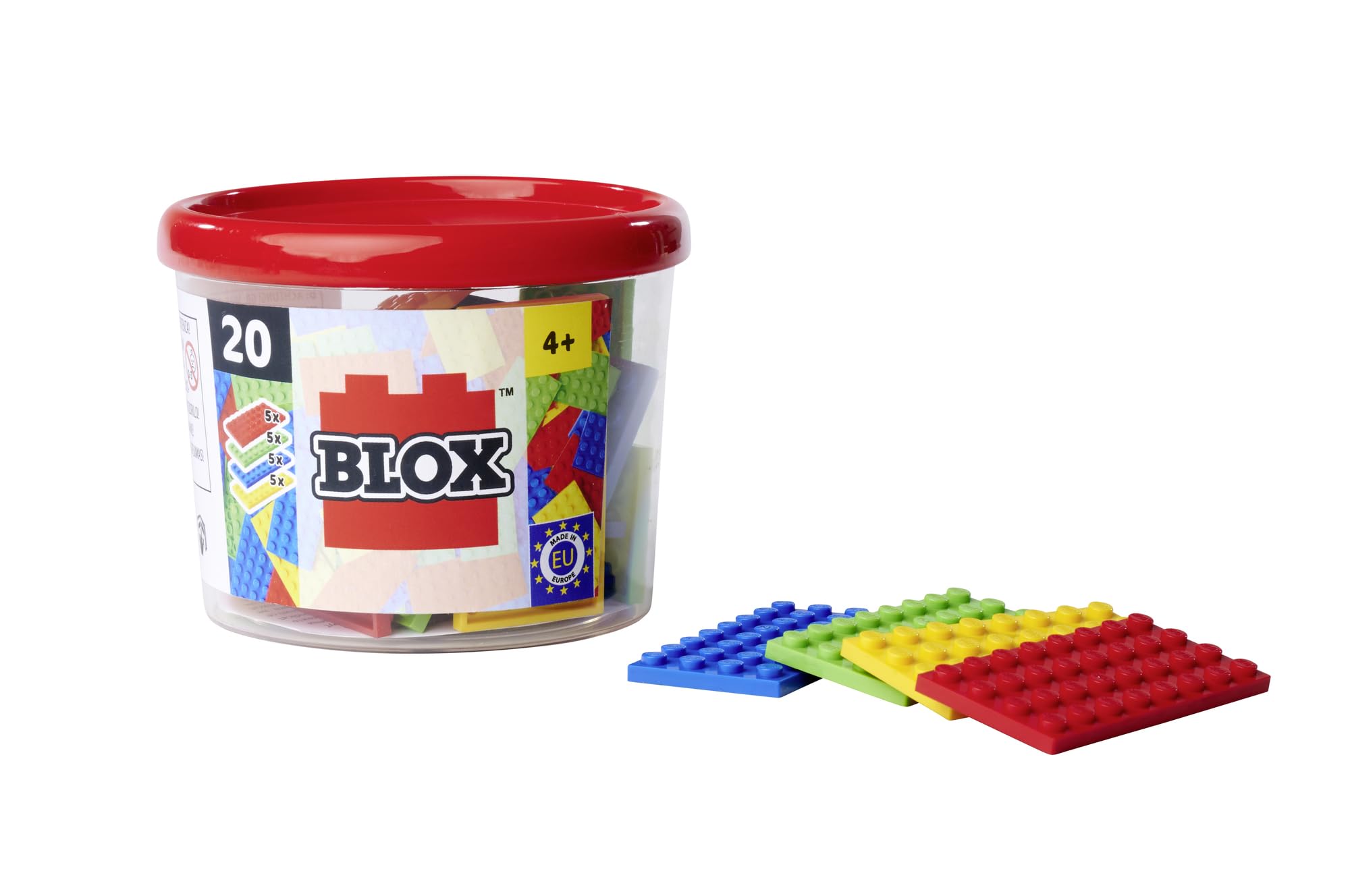 simba-blox-bauplatte-20-platten-32-noppen-4-farben-ab-3-jahren image 2