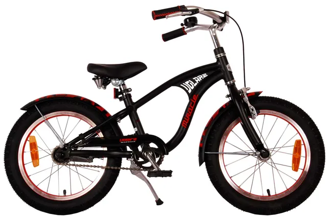 volare-miracle-cruiser-kinderfahrrad-16-zoll-mattschwarz-2 image 1