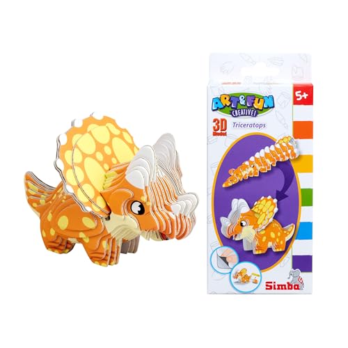 simba-art-fun-triceratops-3d-steckmodell-dinosaurier-ab-5-jahren image 8