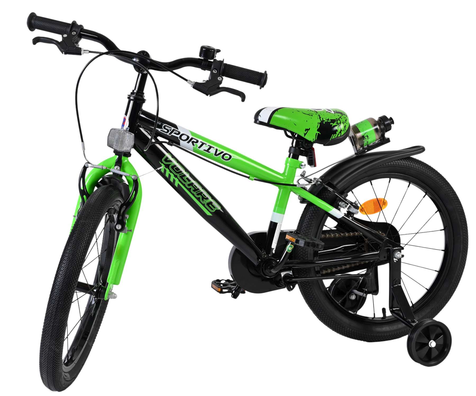 volare-sportivo-18-zoll-kinderfahrrad-jungen-gr-n-handbremsen image 8