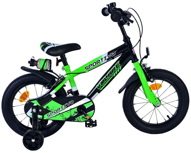 volare-sportivo-kinderfahrrad-14-zoll-gr-n-handbremsen image 1