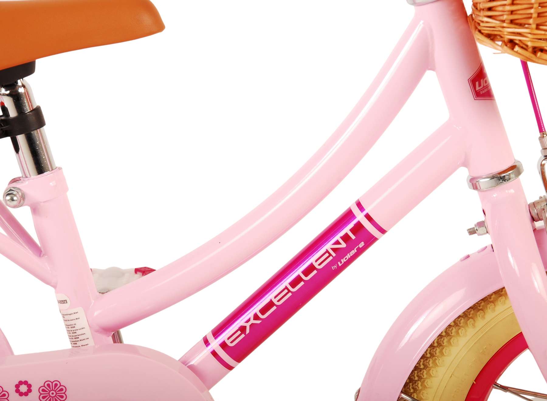 volare-excellent-12-zoll-kinderfahrrad-rosa-m-dchen-outlet image 7