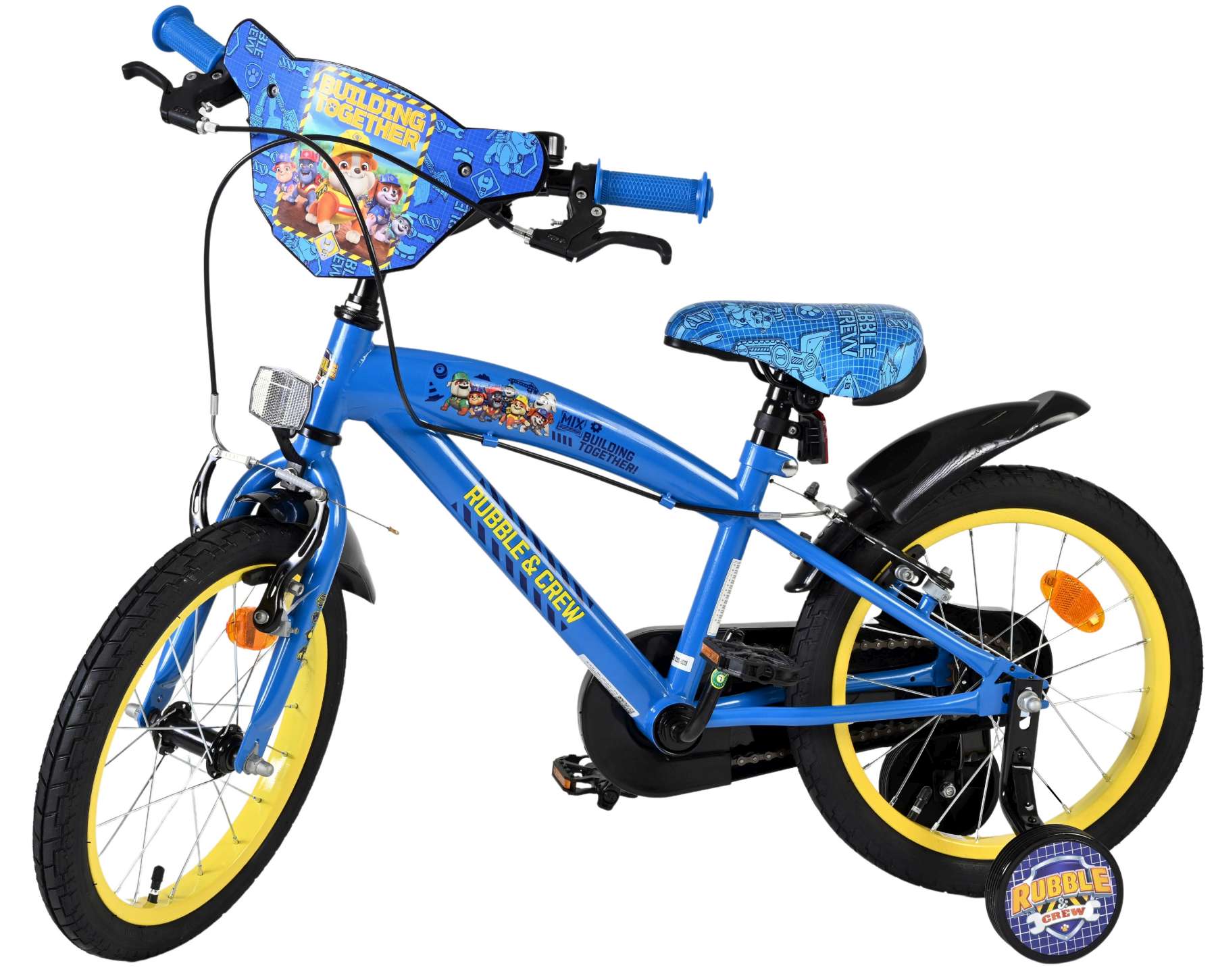 volare-paw-patrol-rubble-crew-kinderfahrrad-16-zoll-blau image 8