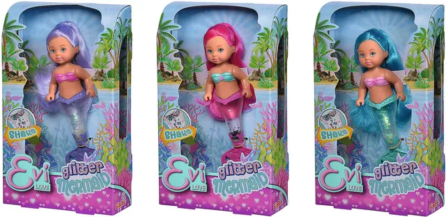 simba-evi-love-glitter-mermaid-puppe-14-cm image 1
