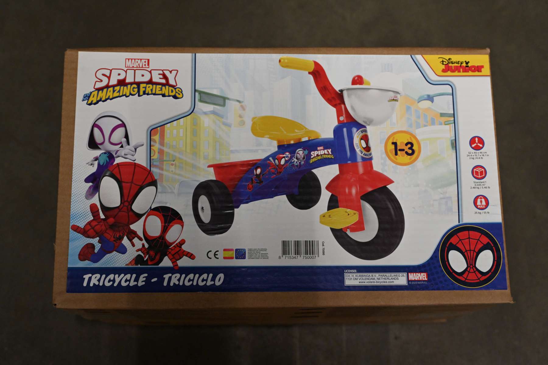 marvel-spidey-dreirad-blau-jungen-1-3-jahre-korb image 8